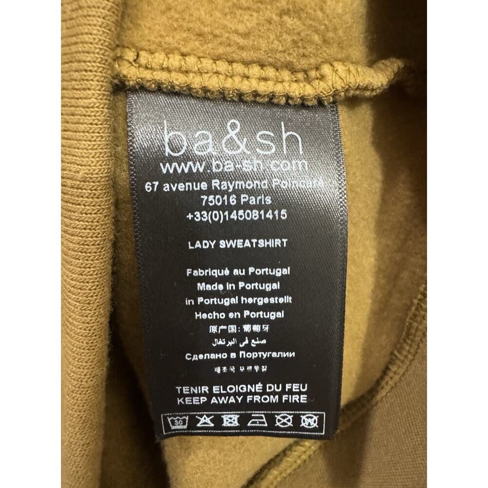 Ba&sh Dylia Sweatshirt In Gold Women's Size L - Picture 5 of 8